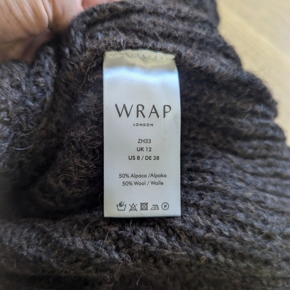 Alpaca & Wool Collared Cardigan - Picture 4 of 5